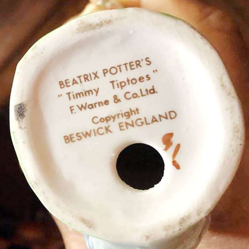 Beswick Beatrix Potter Timmy Tiptoes Figurine