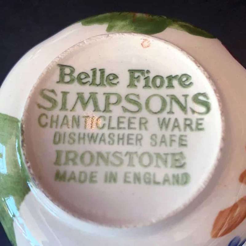 Belle Fiore Small Coffee Cup and Saucer
