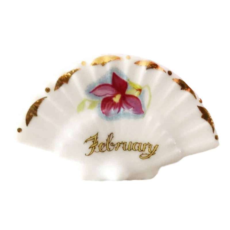 Royal Albert February  Flower Of The Month Name Holder