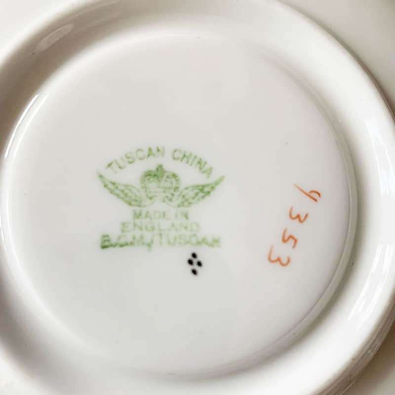 Tuscan China Blue Bell Large Cake Plate