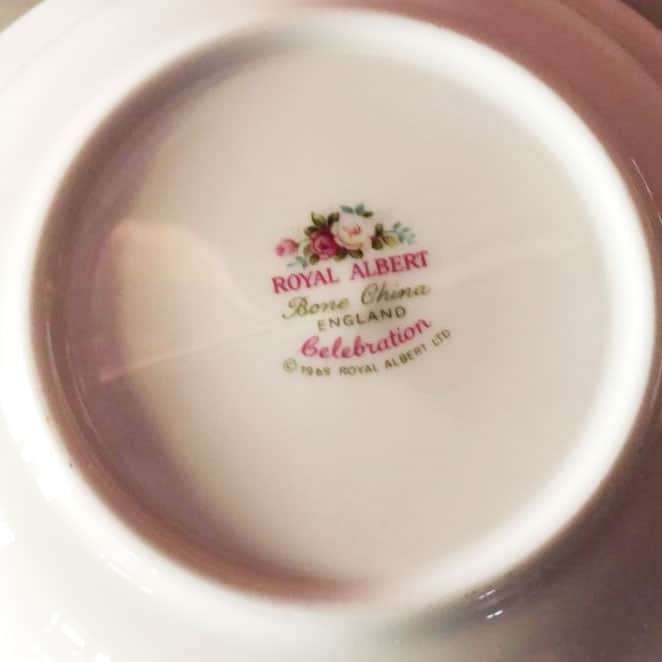 Royal Albert Celebration Scalloped Dessert Bowl