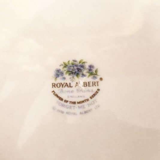 Royal Albert Flower Of The MonthJuly Fish Plate