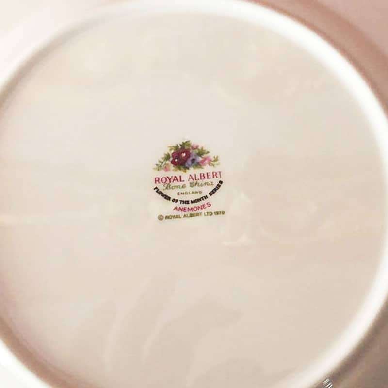 Royal Albert Flower Of The Month  March Fish Plate