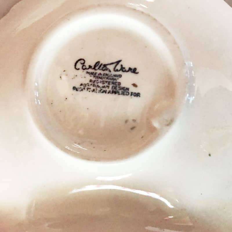 Carlton Ware Apple Blossom Two Leaf Dish