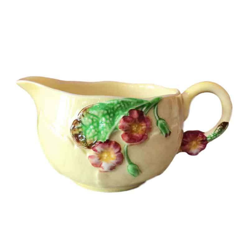 Carlton Ware Primula Cream Jug Yellow Ground