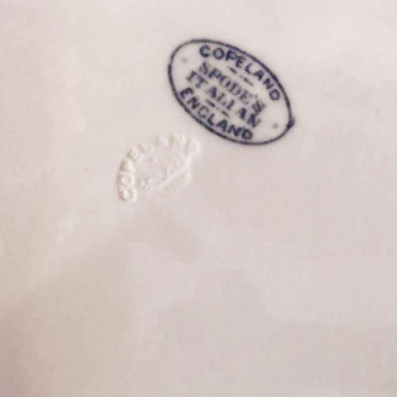 Copeland Spode Blue Italian Vegetable Bowl- Blue Mark