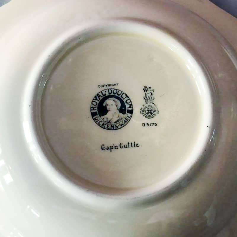 Royal Doulton Captain Cuttle  Dickensware Bowl D5175