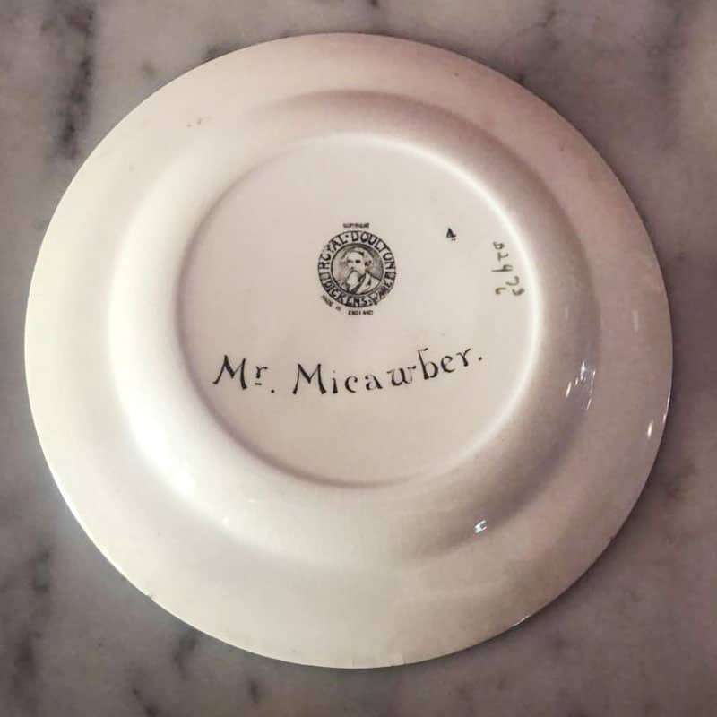 Royal Doulton Dickensware Plate Mr Micawber First Series
