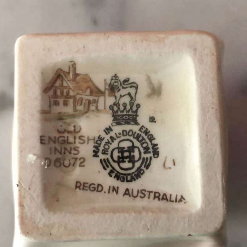 Royal Doulton Old English Inns Miniature Vase D6072