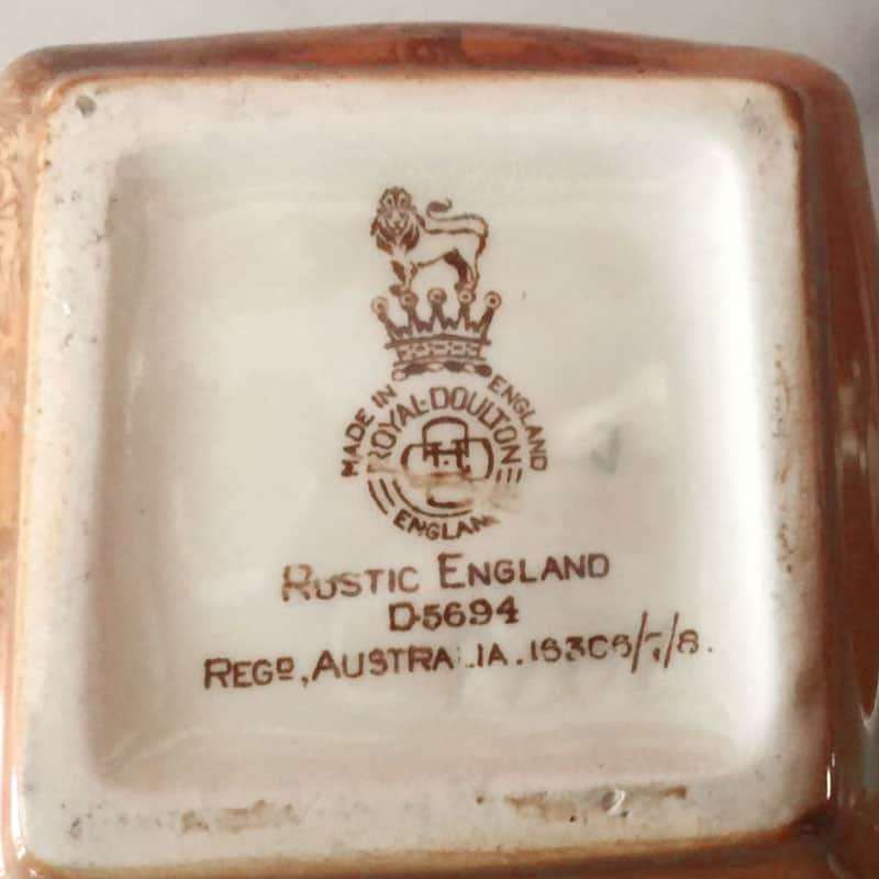 Royal Doulton Rustic England Square Vase D5694