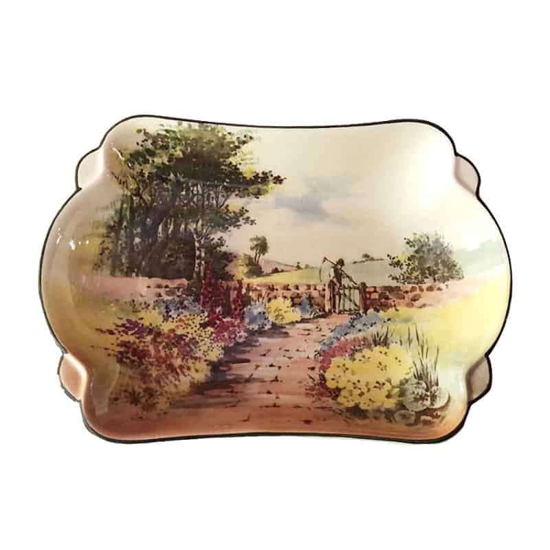 Royal Doulton Rectangular Bowl Flower Seller D5429
