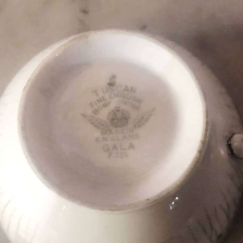 Tuscan China Hand Painted Gala Trio
