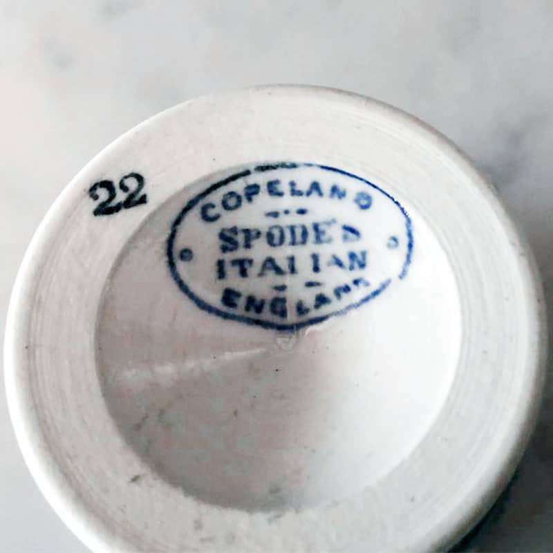Copeland Spode Blue Italian Pattern Egg Cup Blue Mark