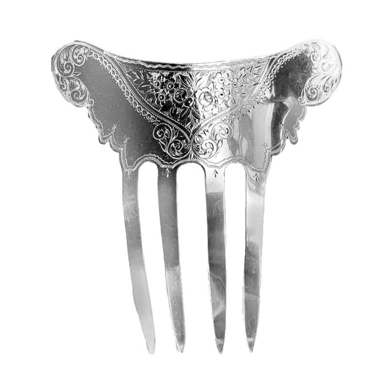 Silver Hair Comb Birmingham 1898