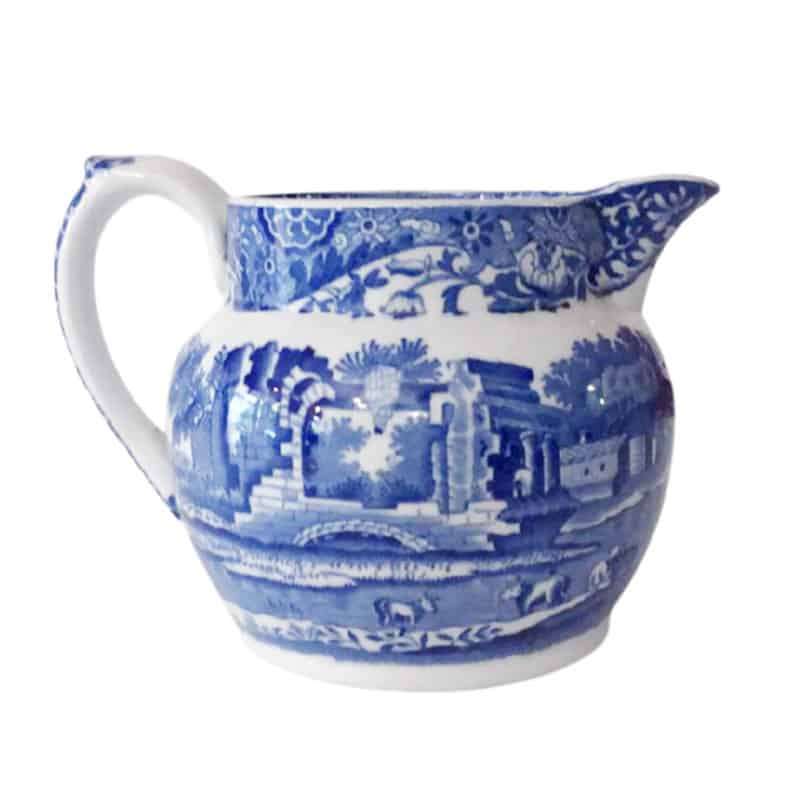 Copeland Spode Blue Italian Pattern Custard Jug 13cm