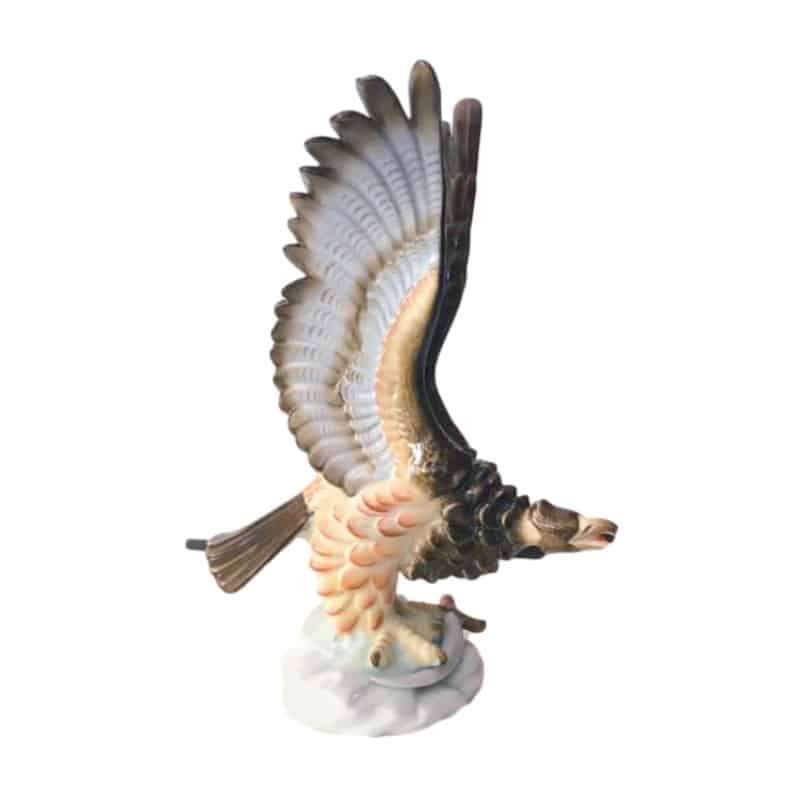 Herend Hungary Figurine Of An Eagle  In Flight
