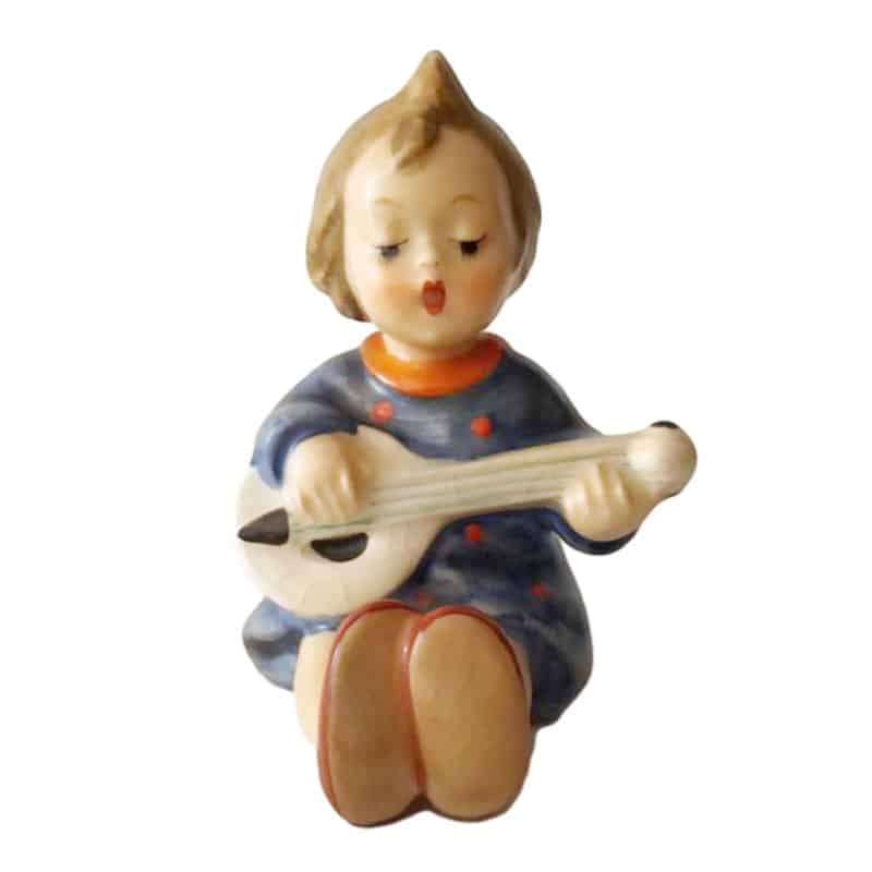 Hummel Figurine Joyful Girl With Guitar