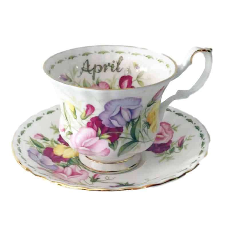 Royal Albert Flower Of The Month April Tea Duo