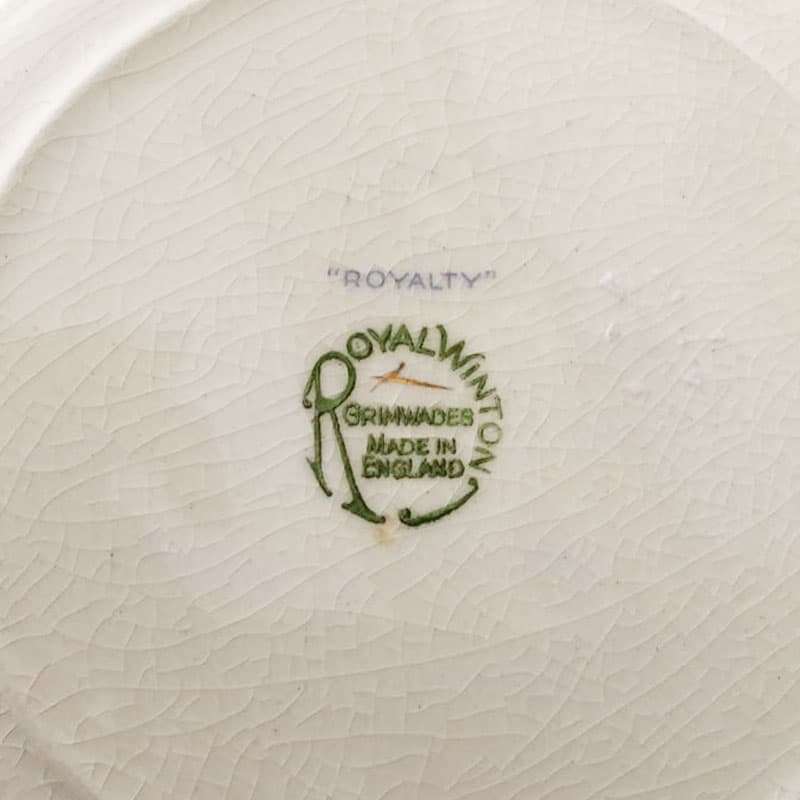 Royal Winton Royalty Large Cake Plate 22 cm