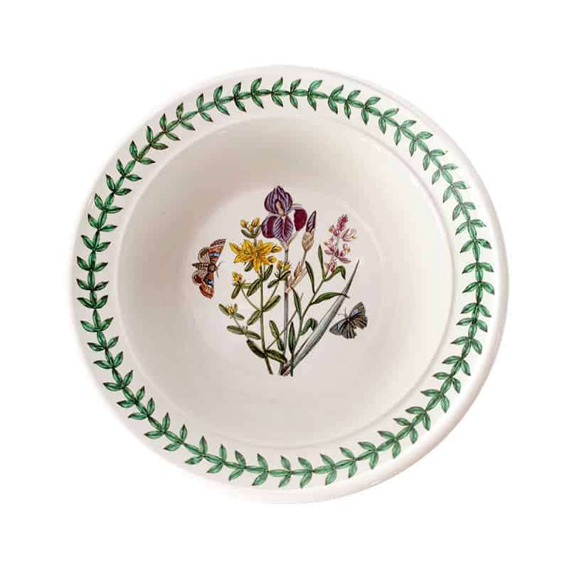Portmeirion Botanic Garden Lipped Dessert Iris Spray Of Flowers
