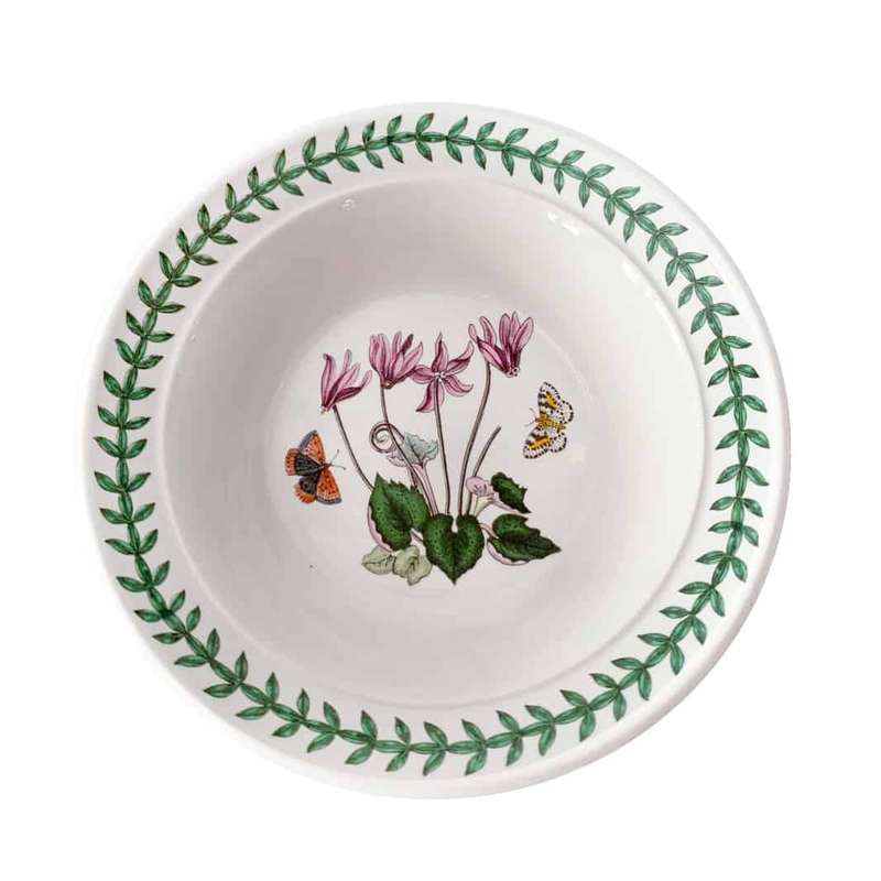 Portmeirion Botanic Garden Lipped Dessert Bowl Ivy Cyclamen