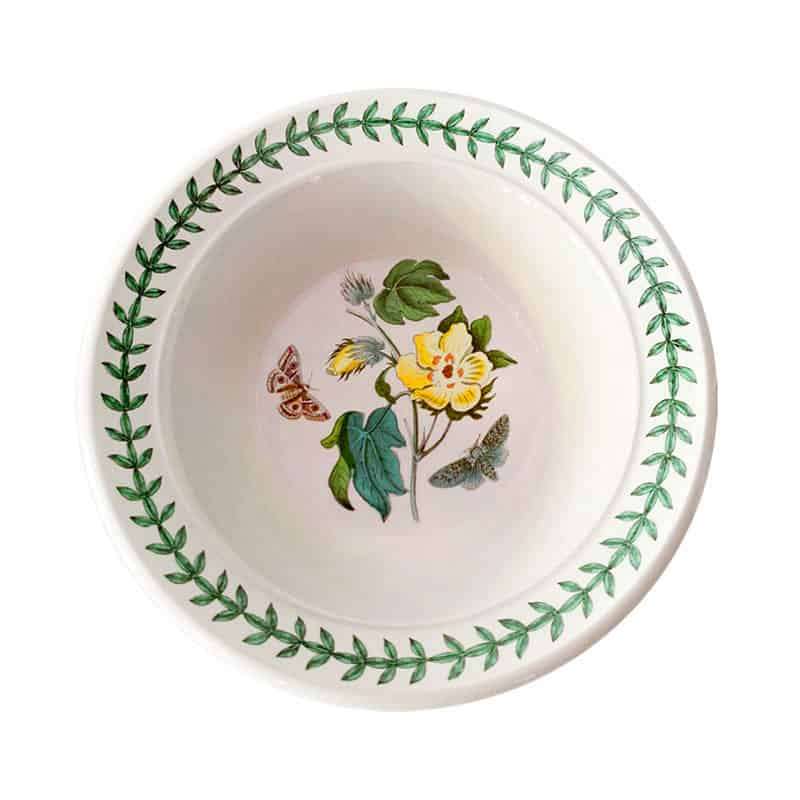 Portmeirion Botanic Garden Lipped Dessert Yellow Floral