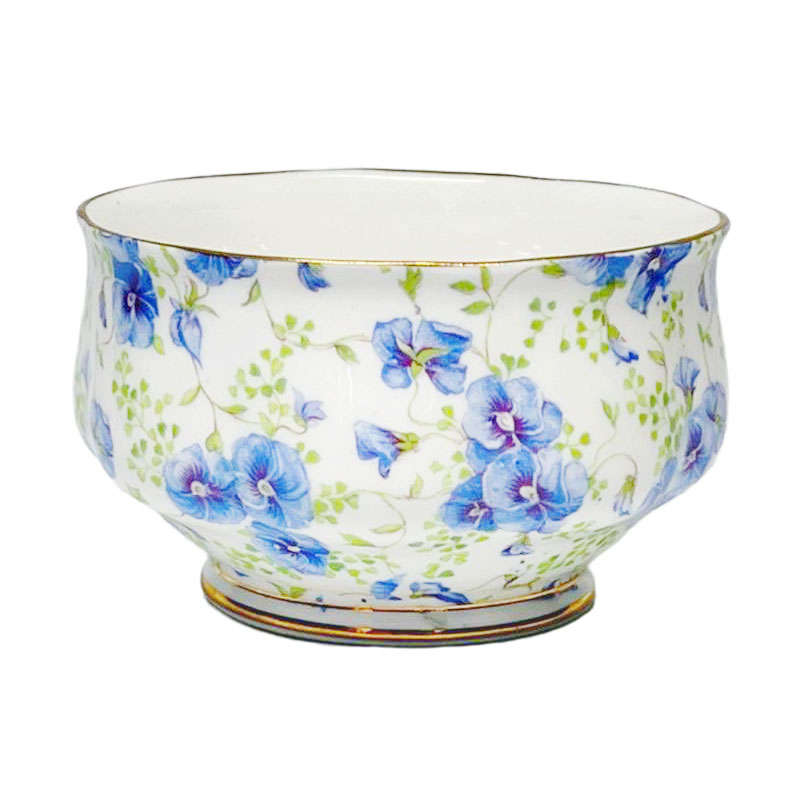 Royal Albert Chintz Blue Pansy Tea Sugar Bowl