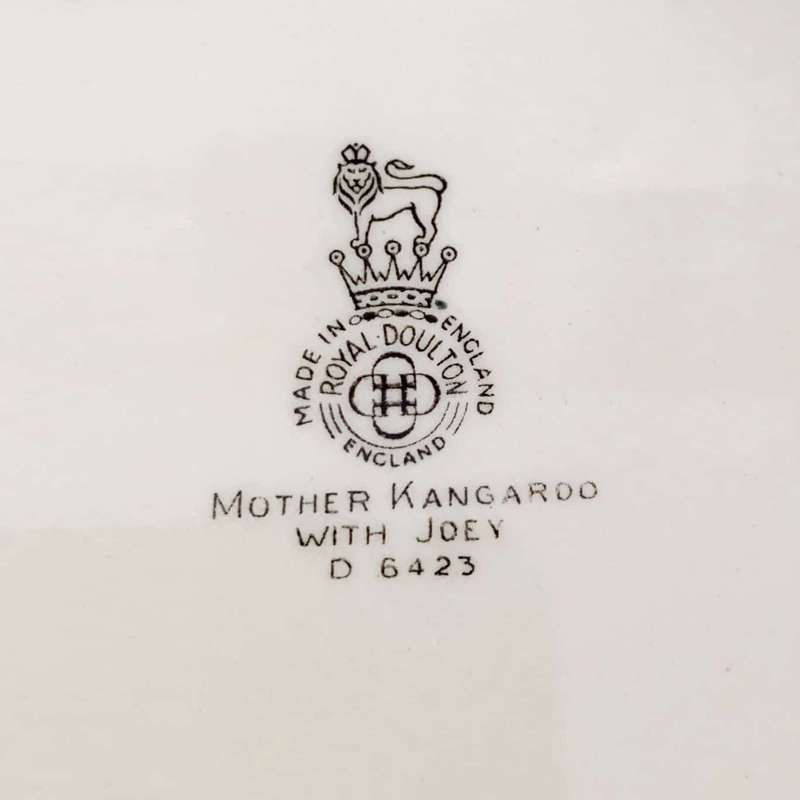 Royal Doulton Mother Kangaroo Plate