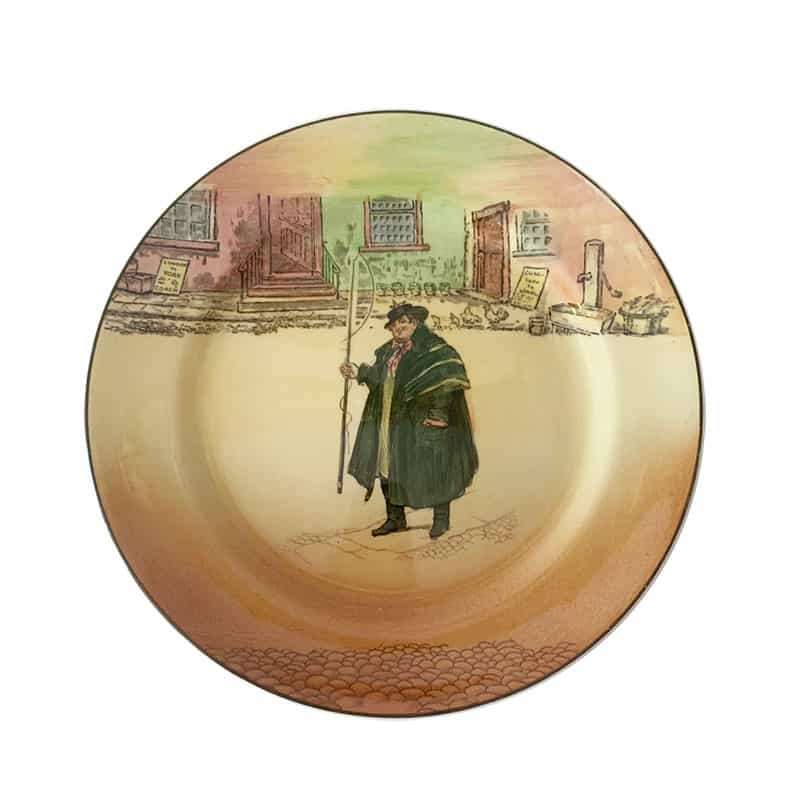 Royal Doulton Tony Weller D5175 Rack Plate Dickens Ware