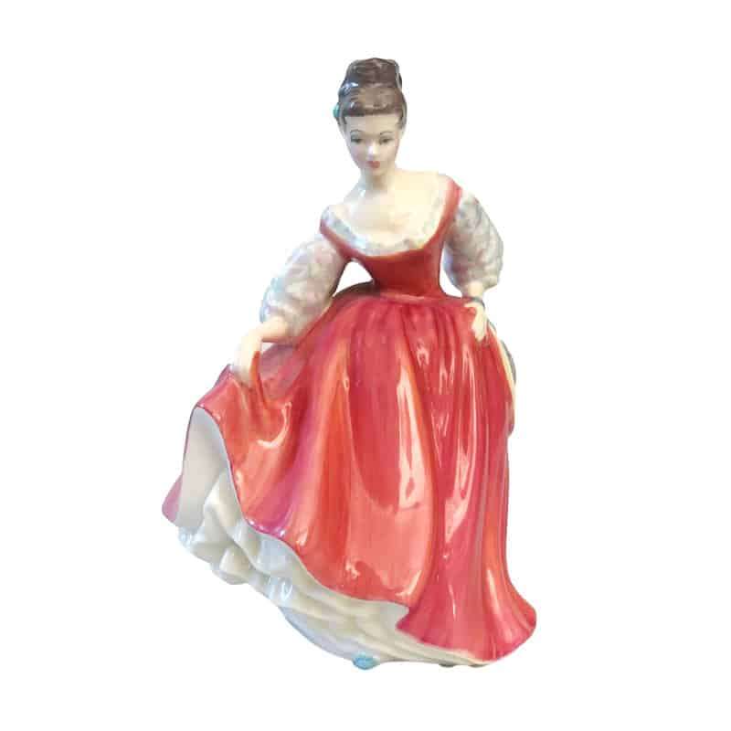 Royal Doulton Figurine Fair Lady Coral Pink HN2835