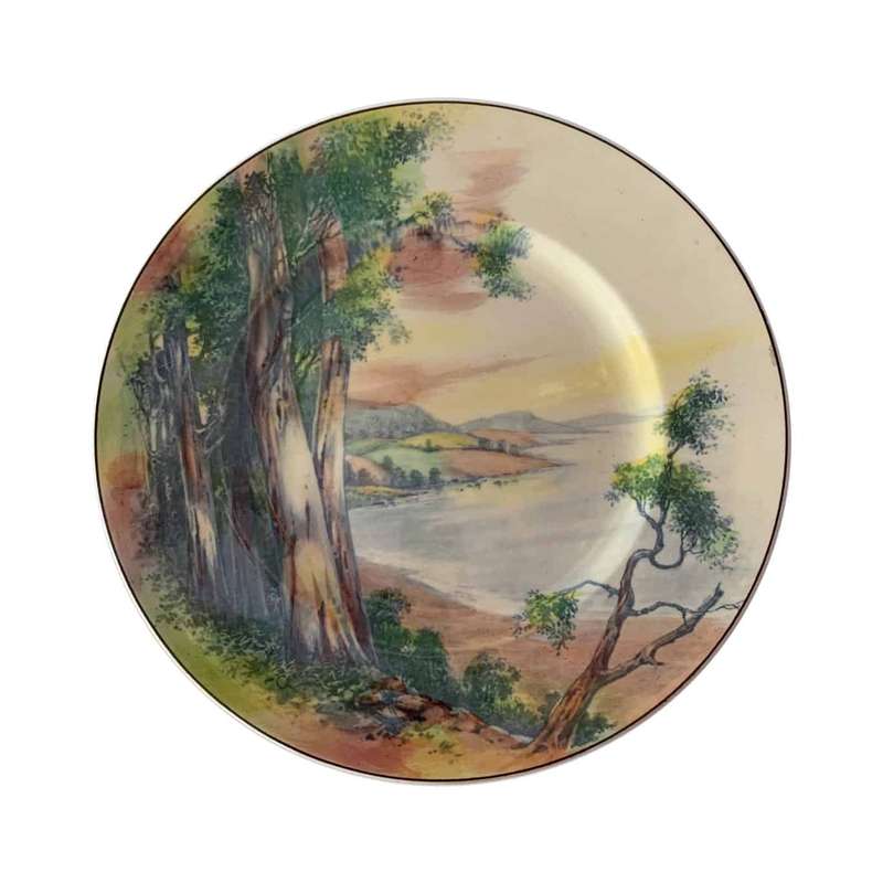 Royal Doulton Gum Trees By Lake Wall Plate