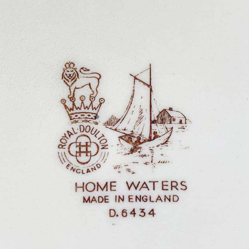 Royal Doulton Home Waters Wall Plate Signed W E Grace