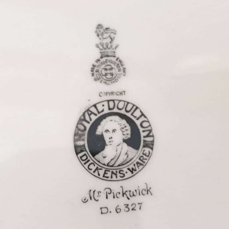 Royal Doulton Mr Pickwick D6327 Dickens Ware Plate