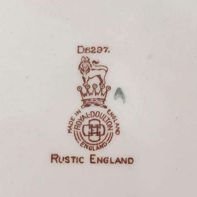 Royal Doulton Rustic English Bon Bon Tab Handles