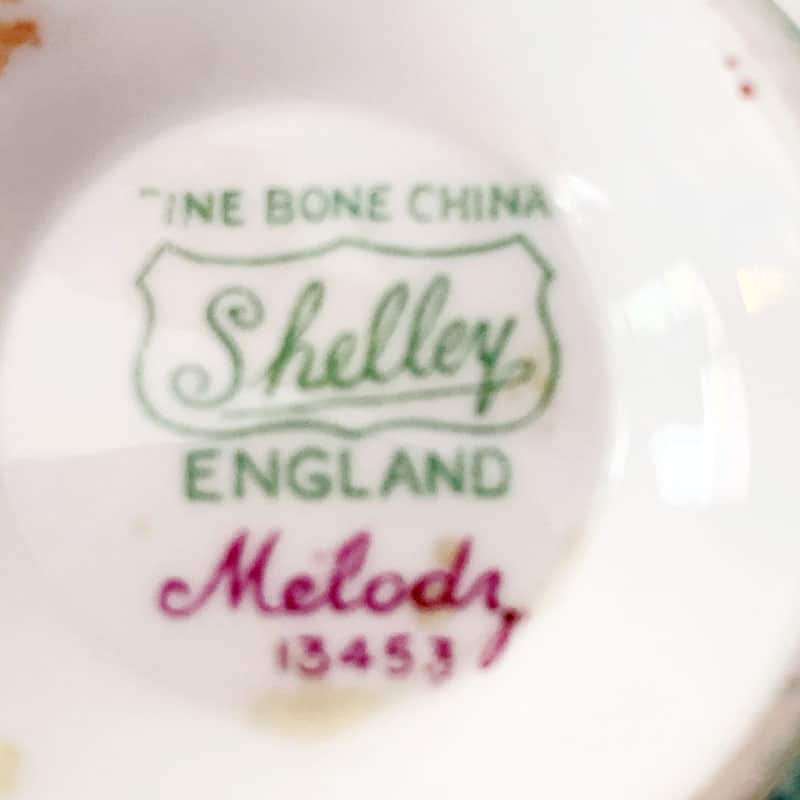 Shelley Chintz Melody Pattern Coffee Duo