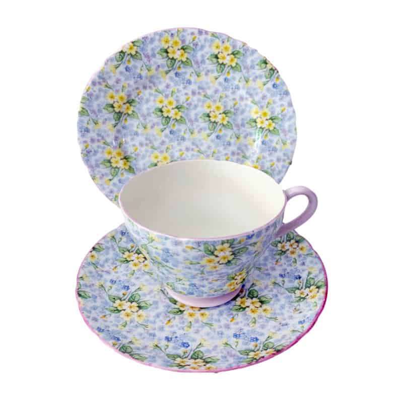 Shelley Primrose Chintz Tea Trio