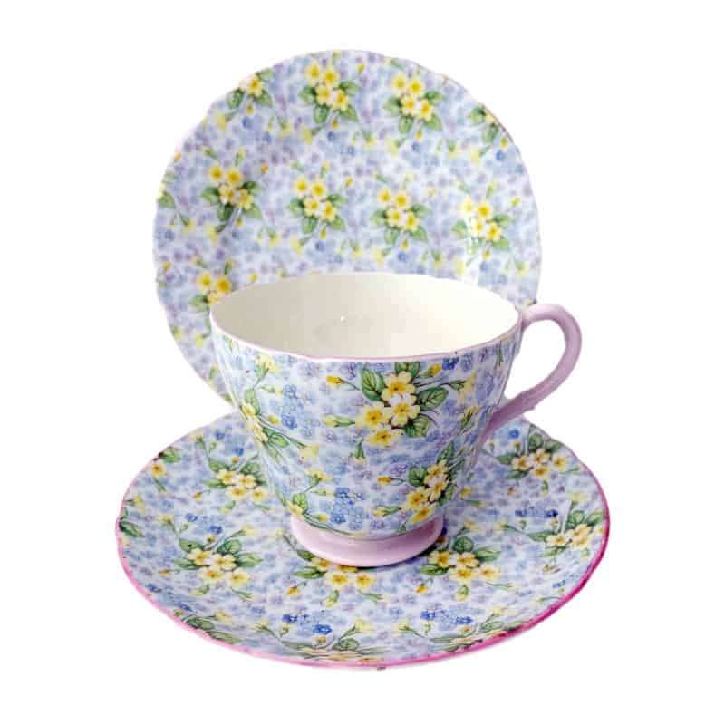 Shelley Primrose Chintz Tea Trio