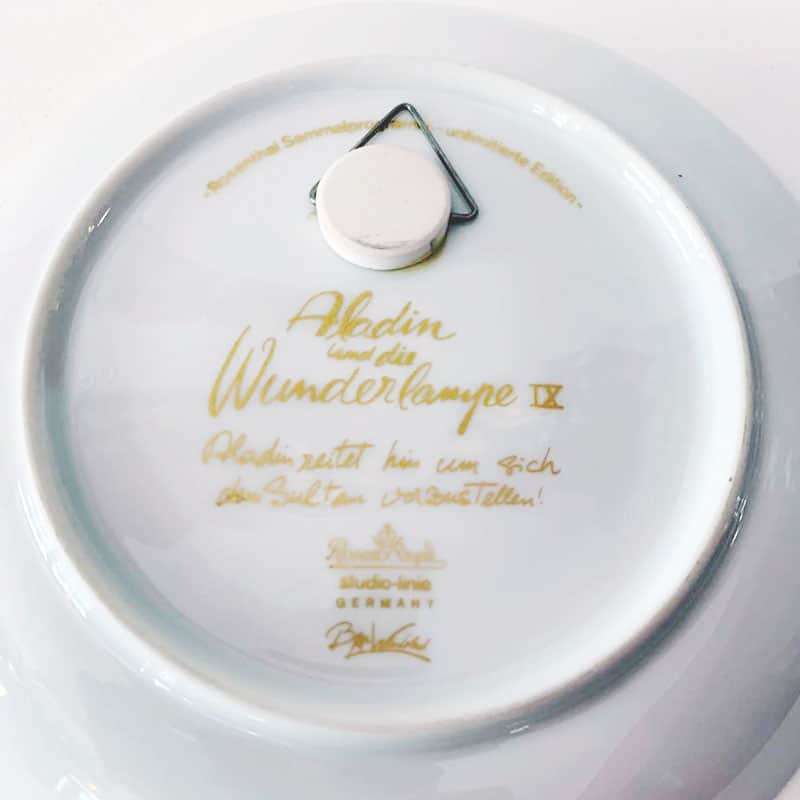 Aladdin And The Sultan Rosenthal Studio Line Plate 9