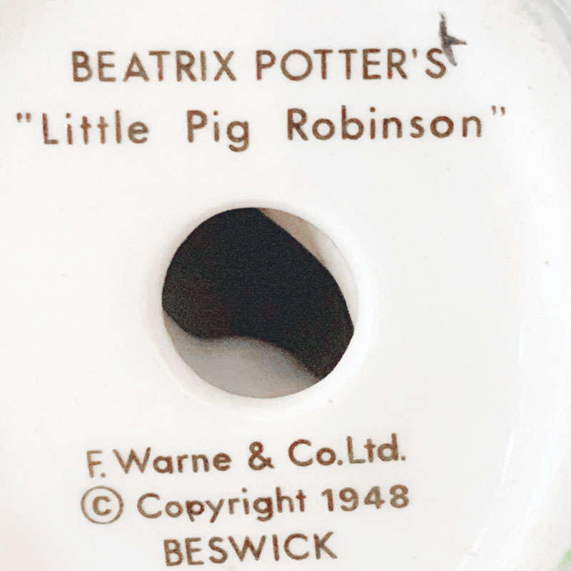 Beswick Beatrix Little Pig Robinson