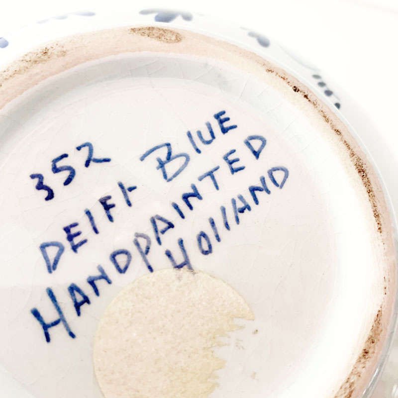 Delft Blue And White Floral Jug
