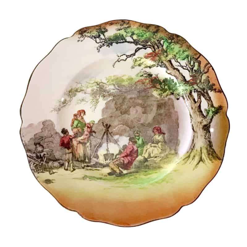 Royal Doulton  Old English Scenes The Gypsy Plate