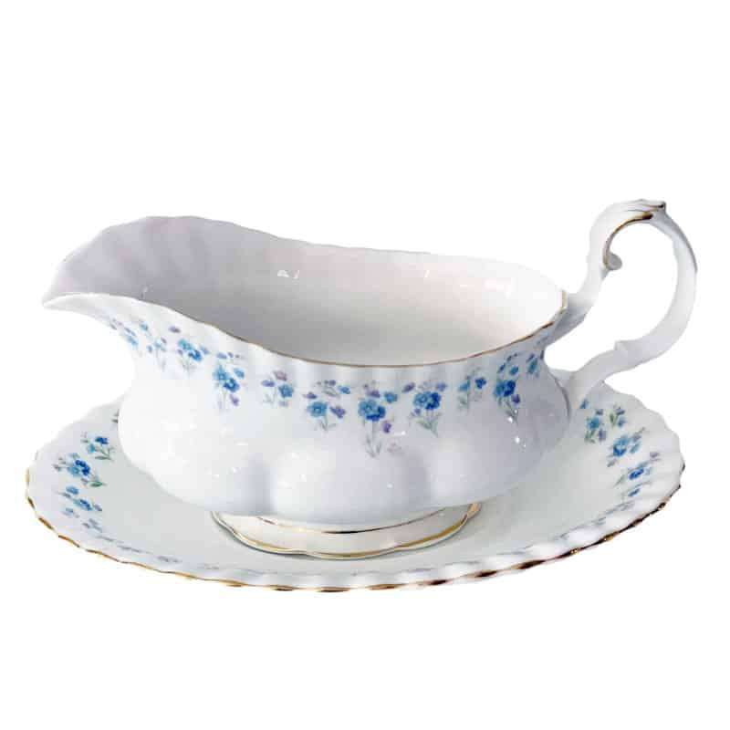 Royal Albert Memory Lane Sauce Boat and Stand