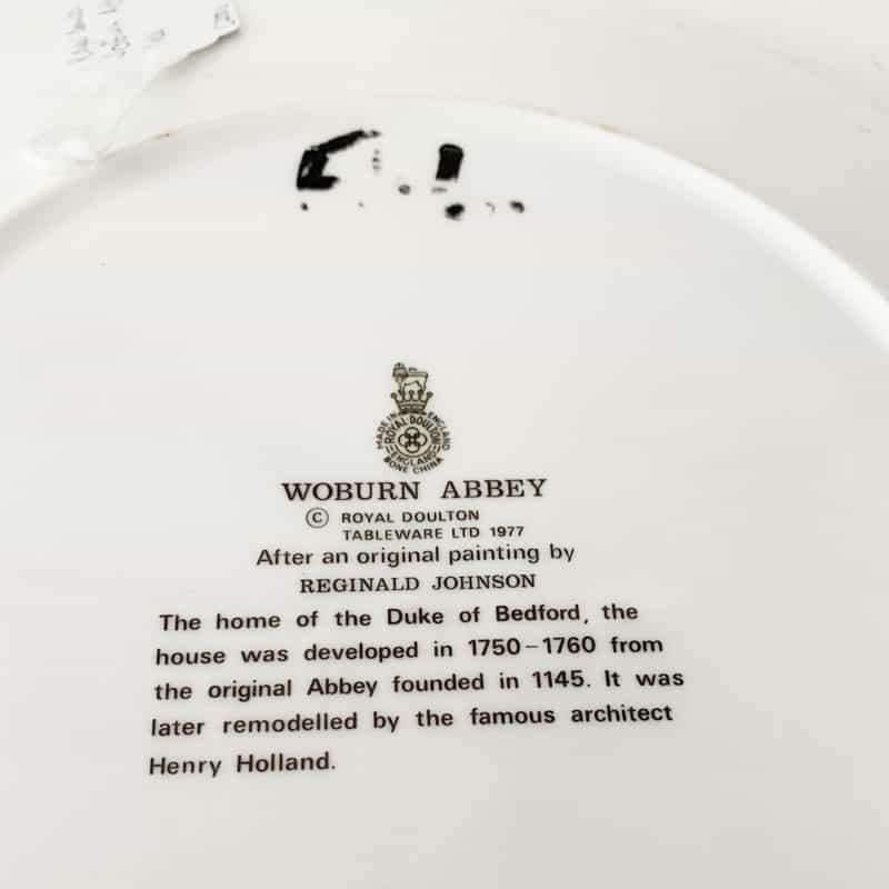 Royal Doulton Woodburn Alley Plate
