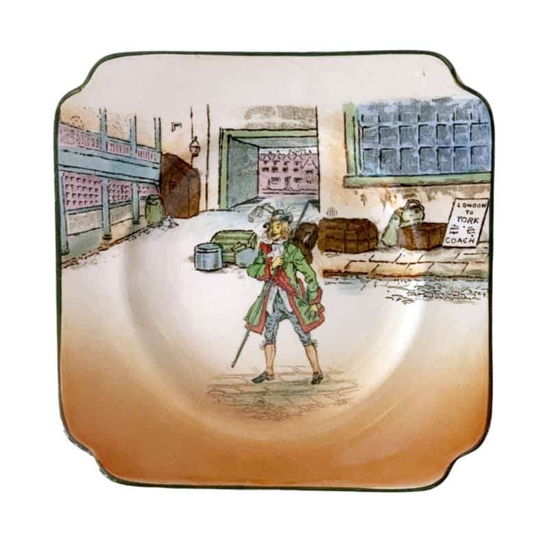 Royal Doulton Dickens Barnaby Rudge Square Plate