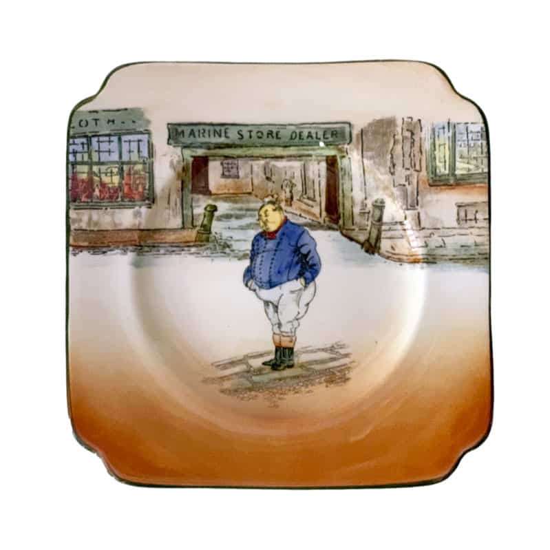 Royal Doulton Dickens Fat Boy Square Plate