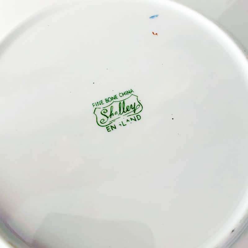 Shelley Begonia Pattern Cake Plate