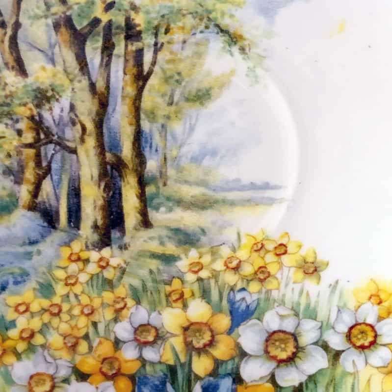 Shelley Daffodil Time Demitasse  Duo