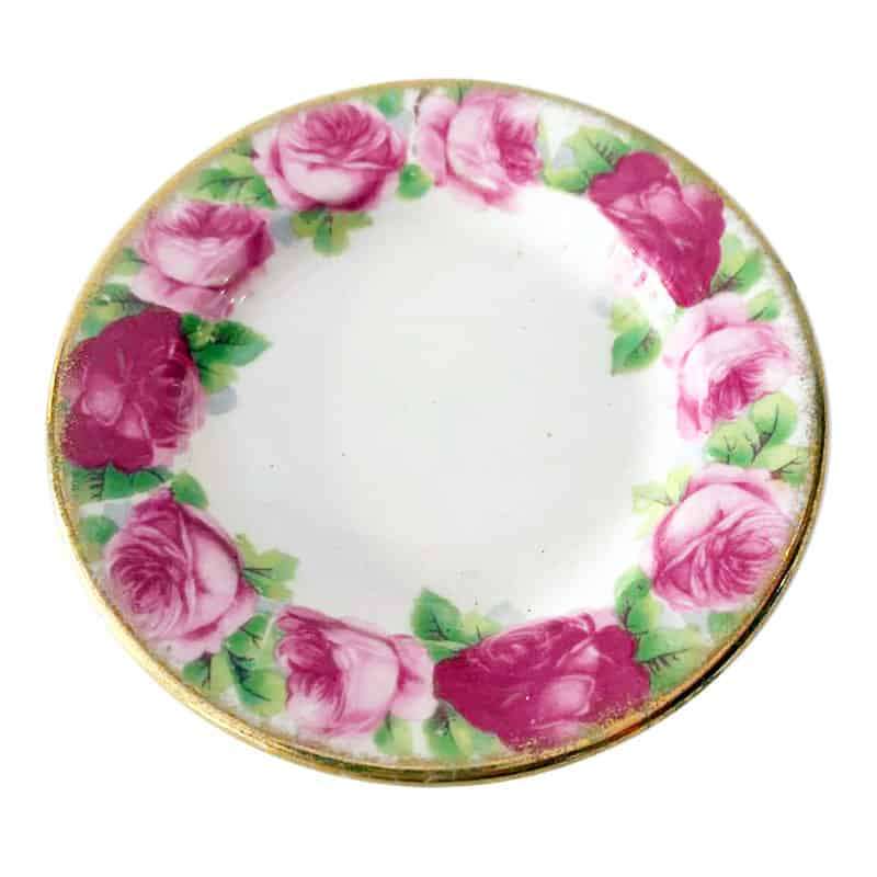 Royal Albert Old English Rose Butter Pat