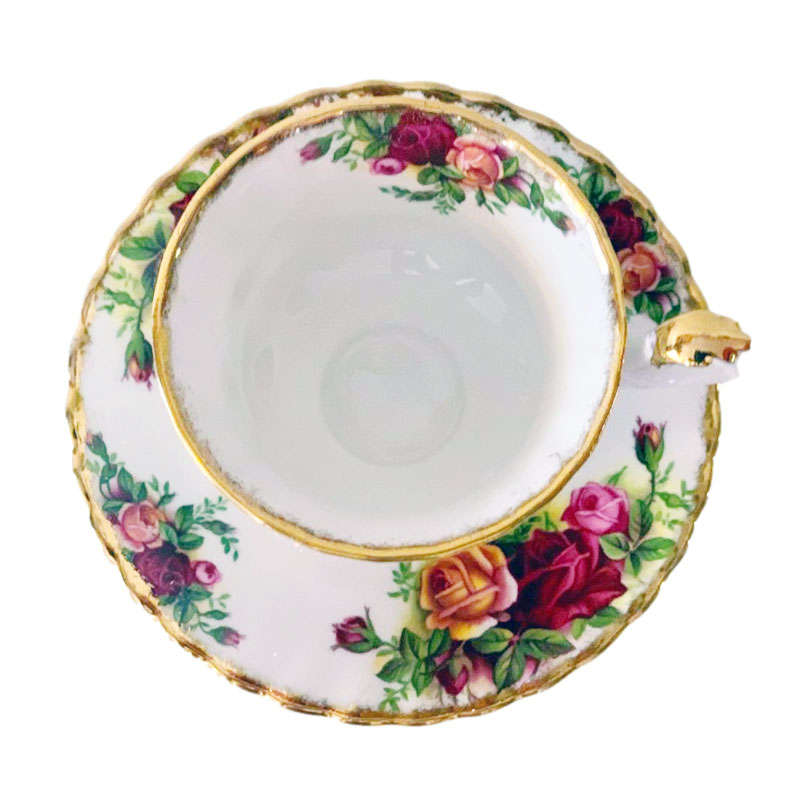 Royal Albert Old Country Roses Demitasse  Duo