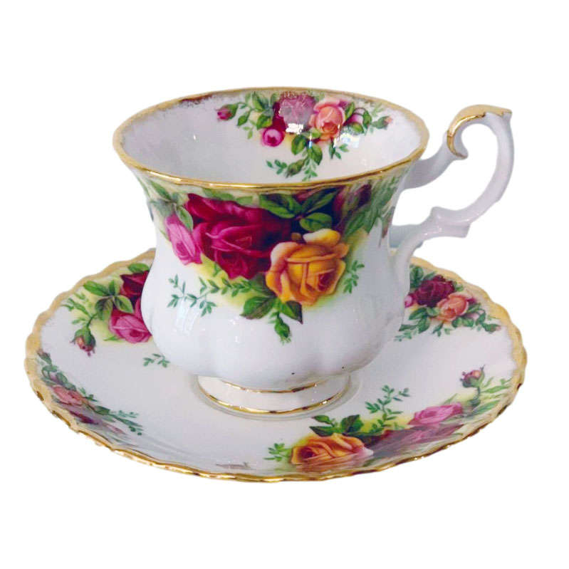 Royal Albert Old Country Roses Demitasse  Duo